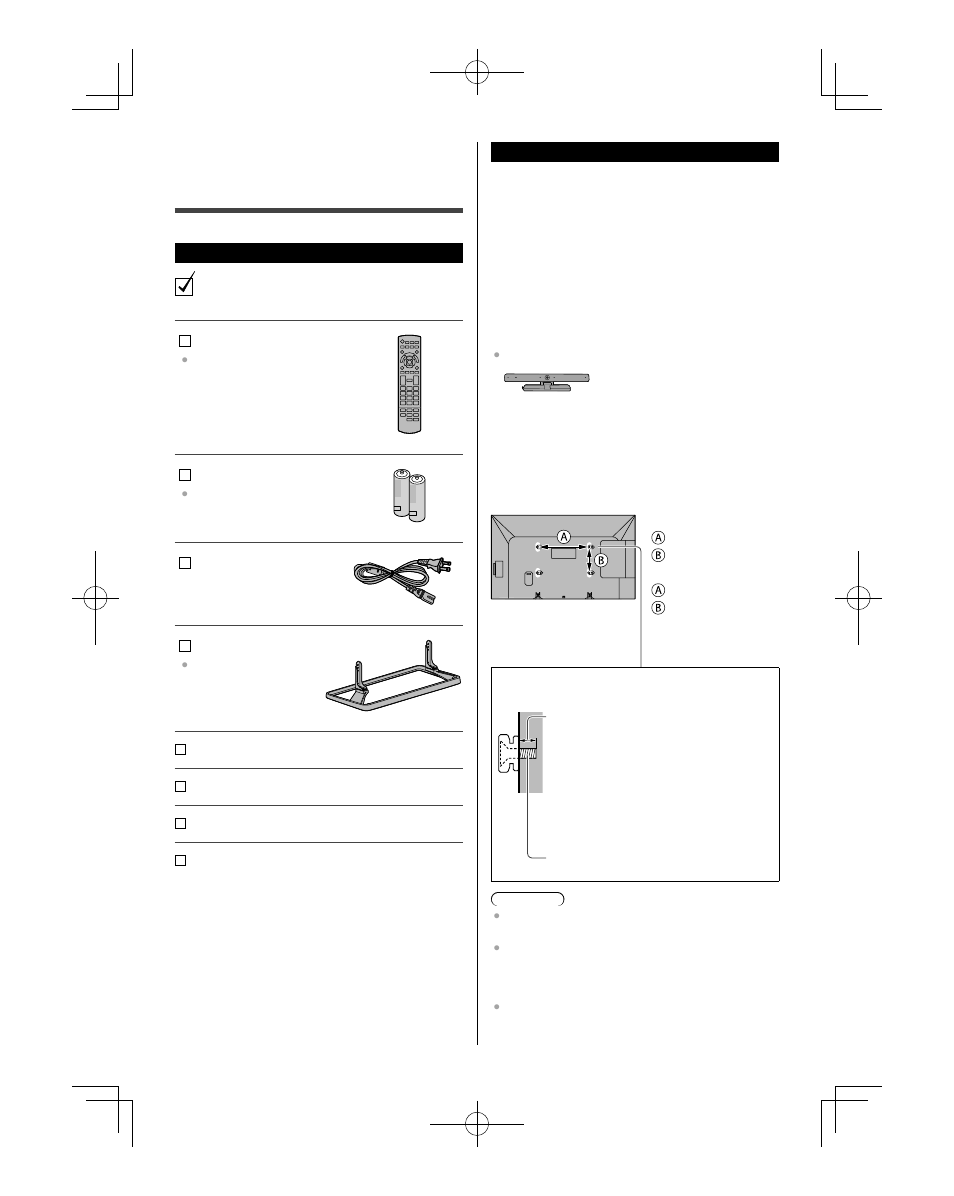 Accessories/optional accessories, Accessories/ optional accessories | Panasonic TC-39AS530U User Manual | Page 8 / 25