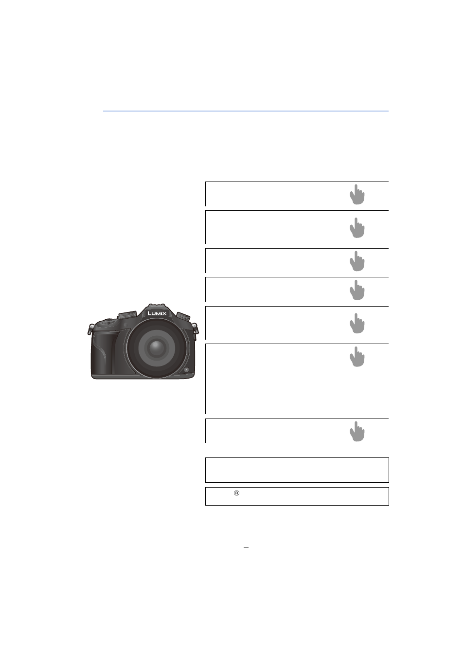 Finding the information you need | Panasonic DMC-FZ1000 User Manual | Page 2 / 367