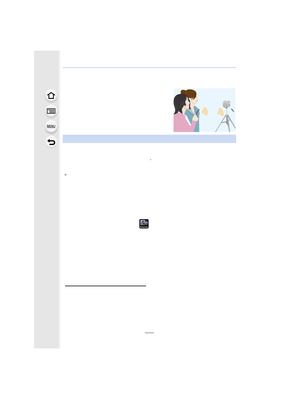 Controlling with a smartphone/tablet, Installing the smartphone/tablet app “ image app, Installing the smartphone/tablet app “image app | P254, P254) | Panasonic DMC-FZ1000 User Manual | Page 254 / 367