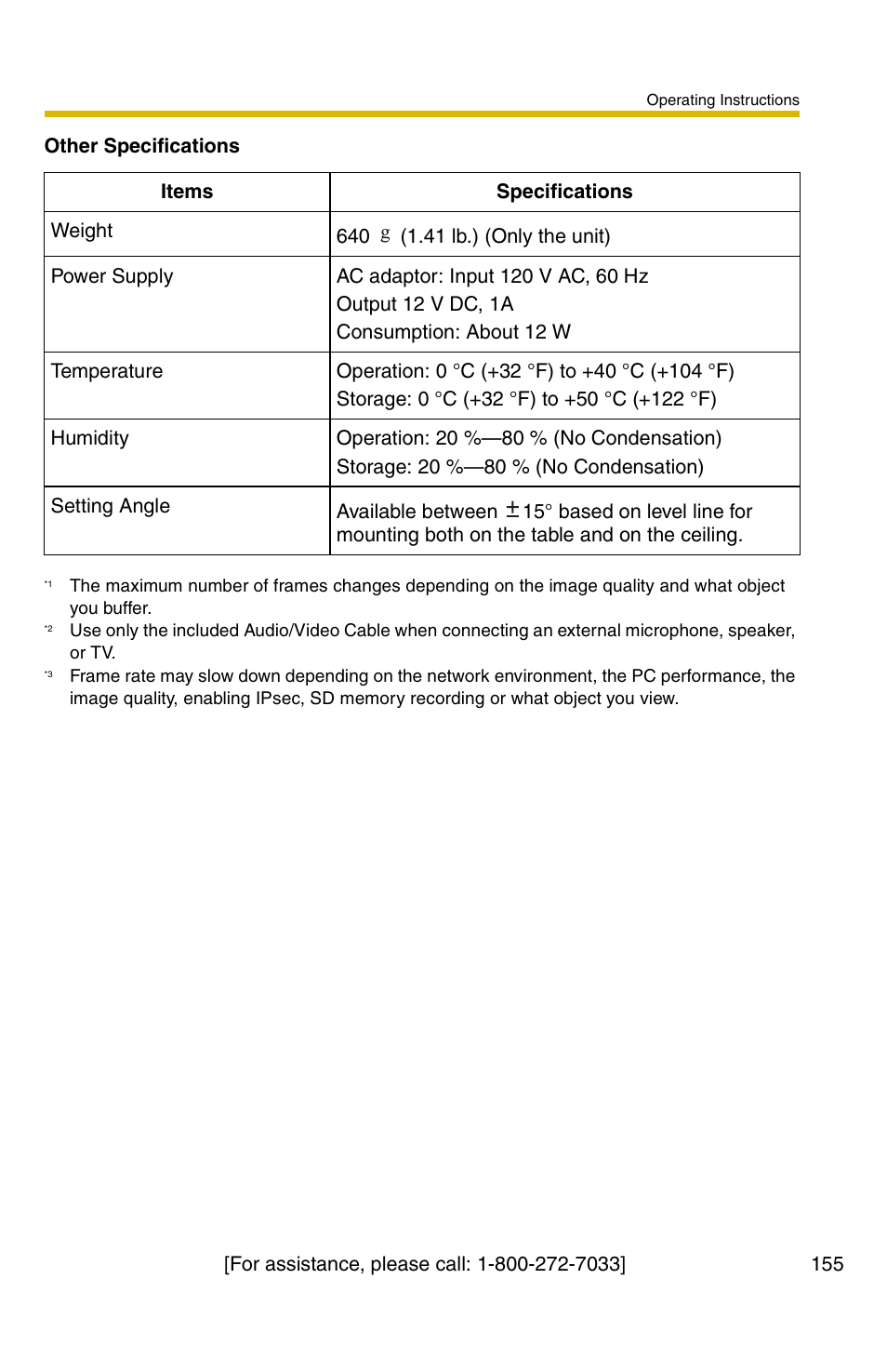 Panasonic BB-HCM381A User Manual | Page 155 / 160