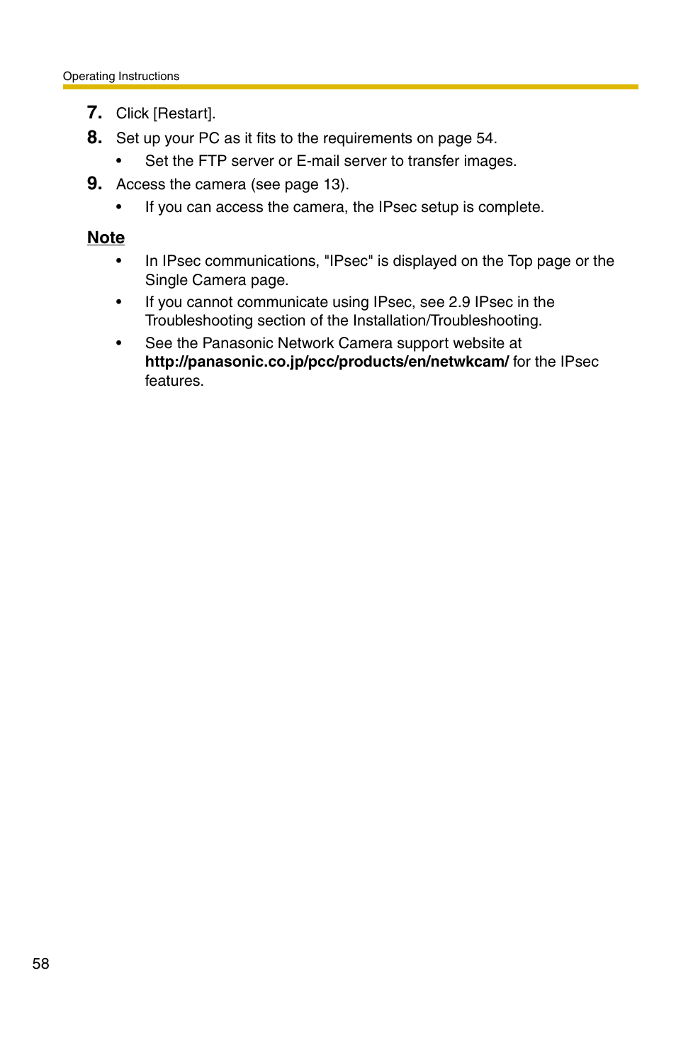 Panasonic BB-HCM381A User Manual | Page 58 / 160