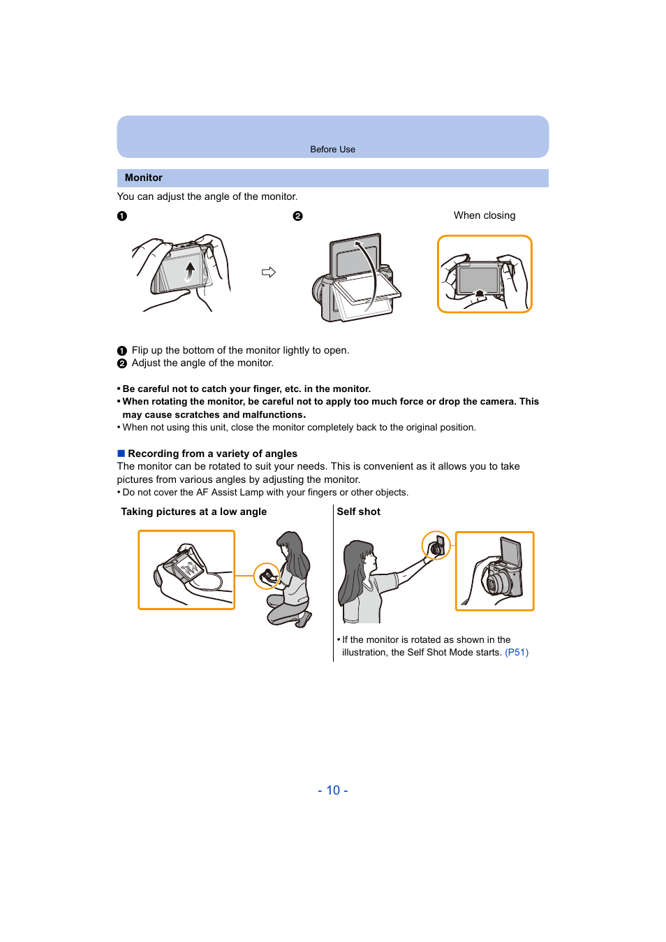 Panasonic DMC-ZS35W User Manual | Page 10 / 186