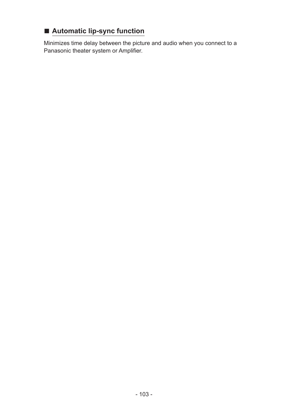 Panasonic TC-60AS650U User Manual | Page 103 / 184