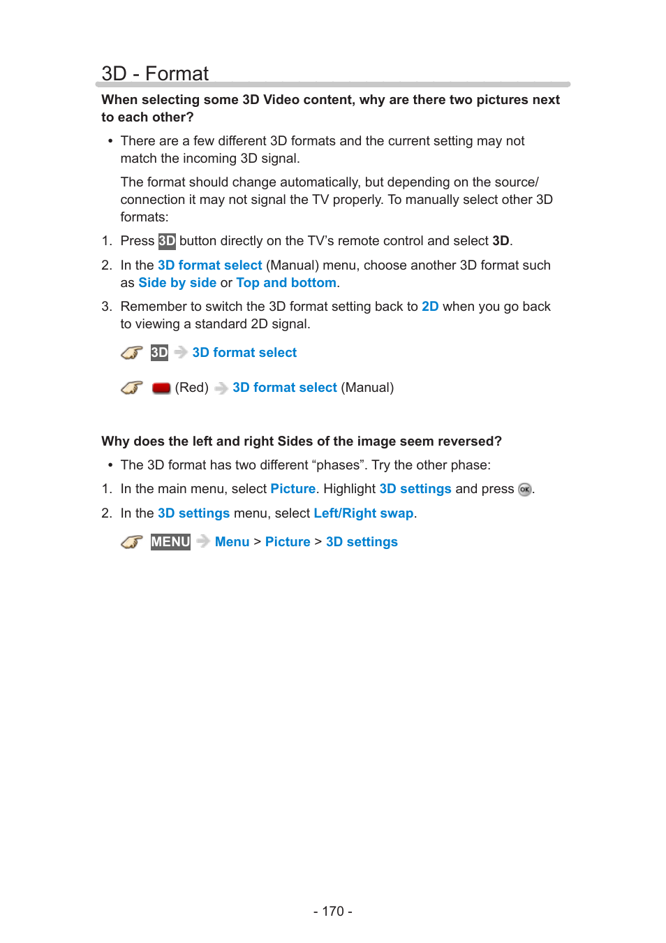 3d - format | Panasonic TC-60AS650U User Manual | Page 170 / 184