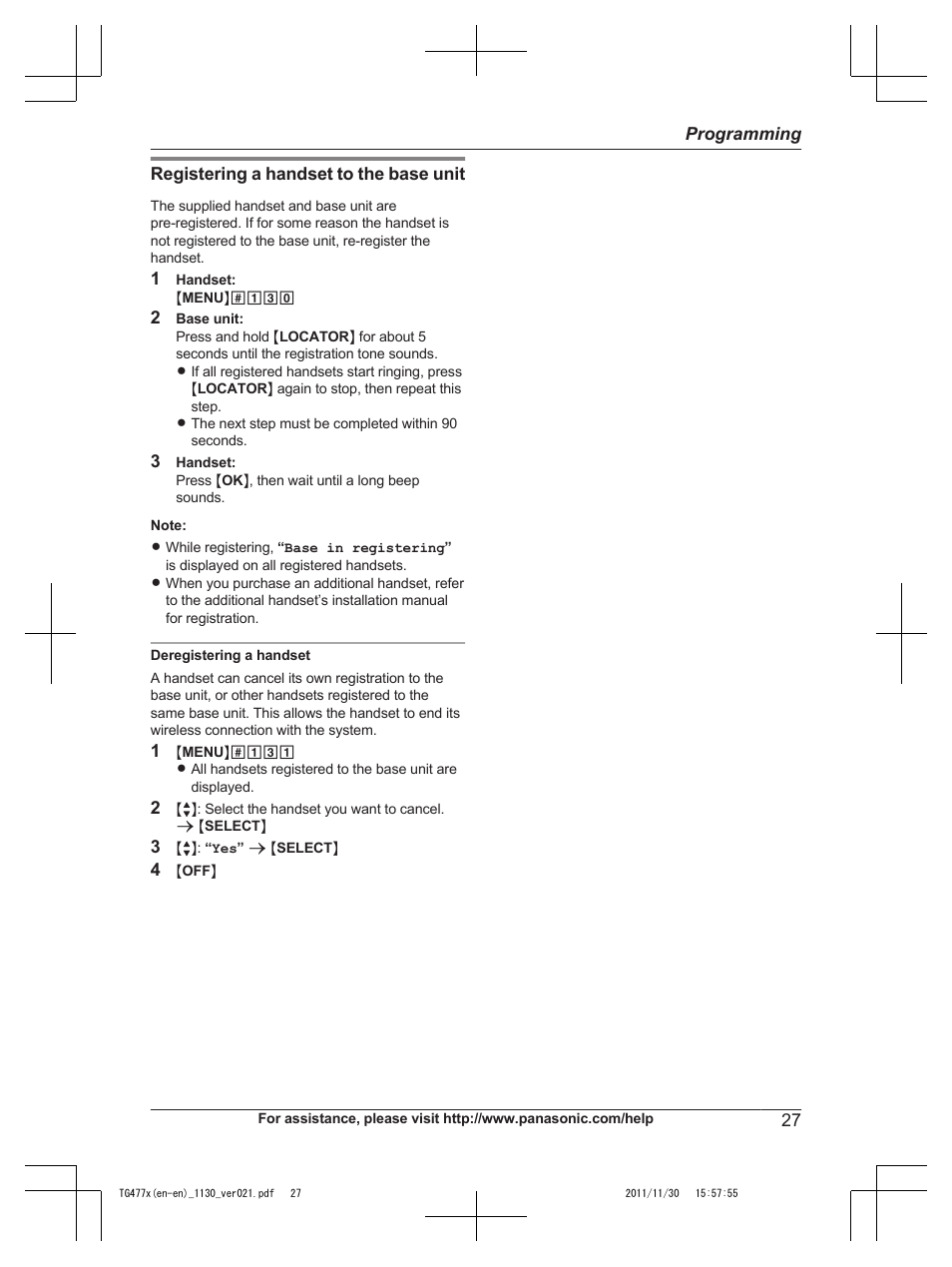 Panasonic KX-TG242SK User Manual | Page 27 / 56