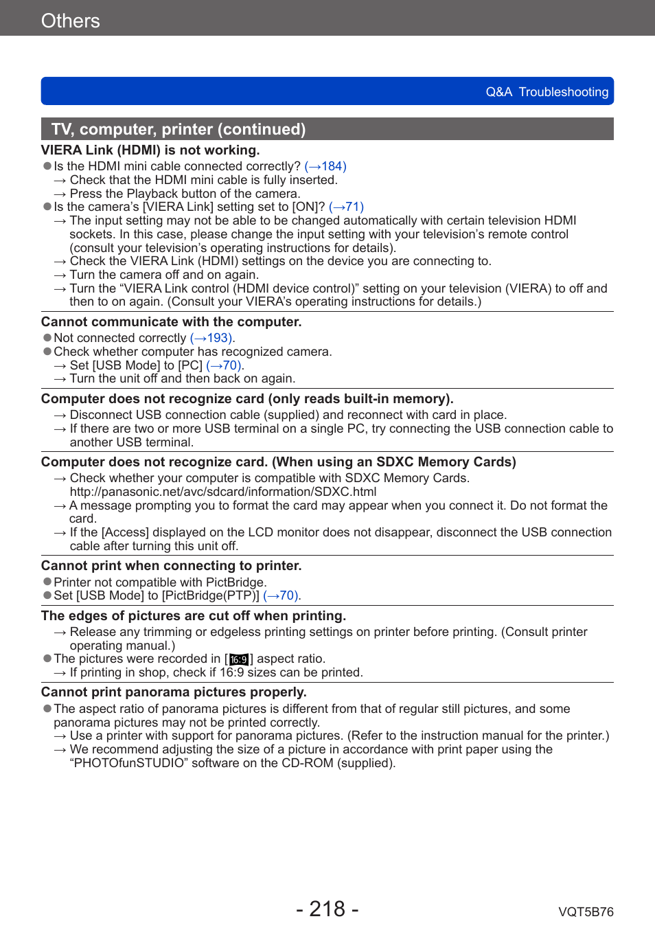 Others | Panasonic DMC-FZ70K User Manual | Page 218 / 226