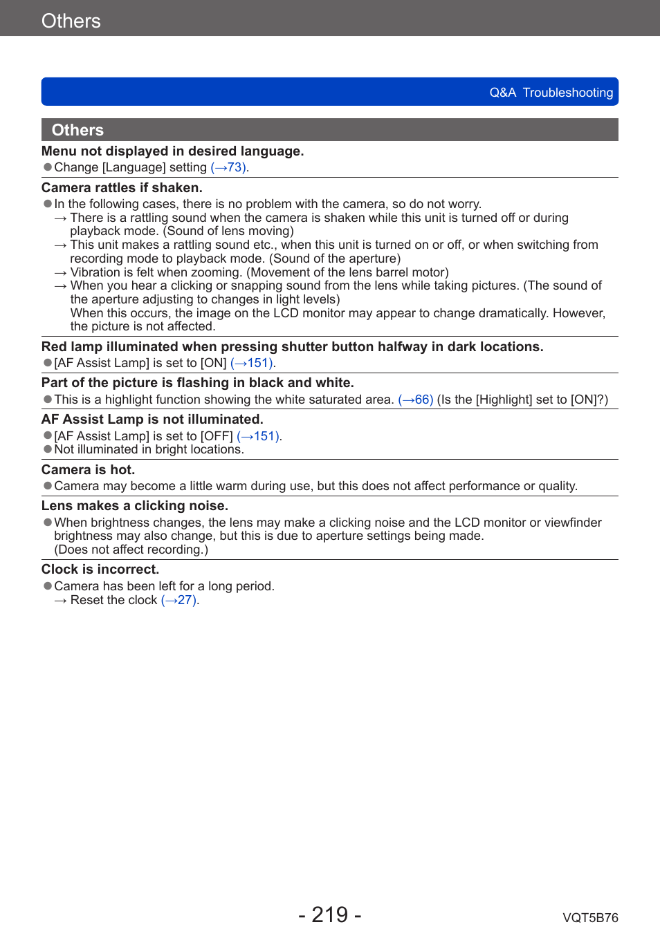 Others | Panasonic DMC-FZ70K User Manual | Page 219 / 226
