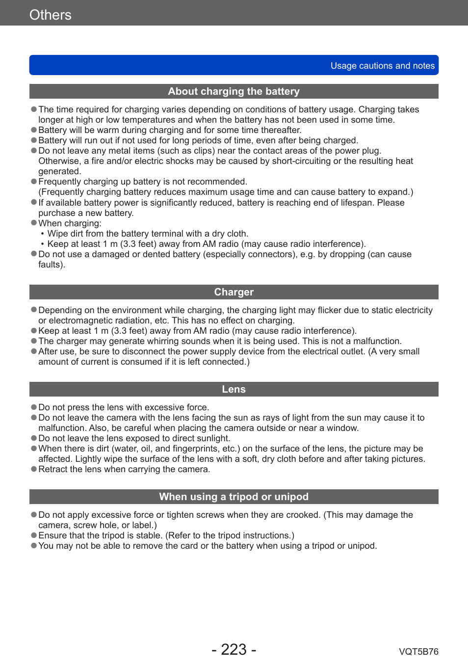 Others | Panasonic DMC-FZ70K User Manual | Page 223 / 226