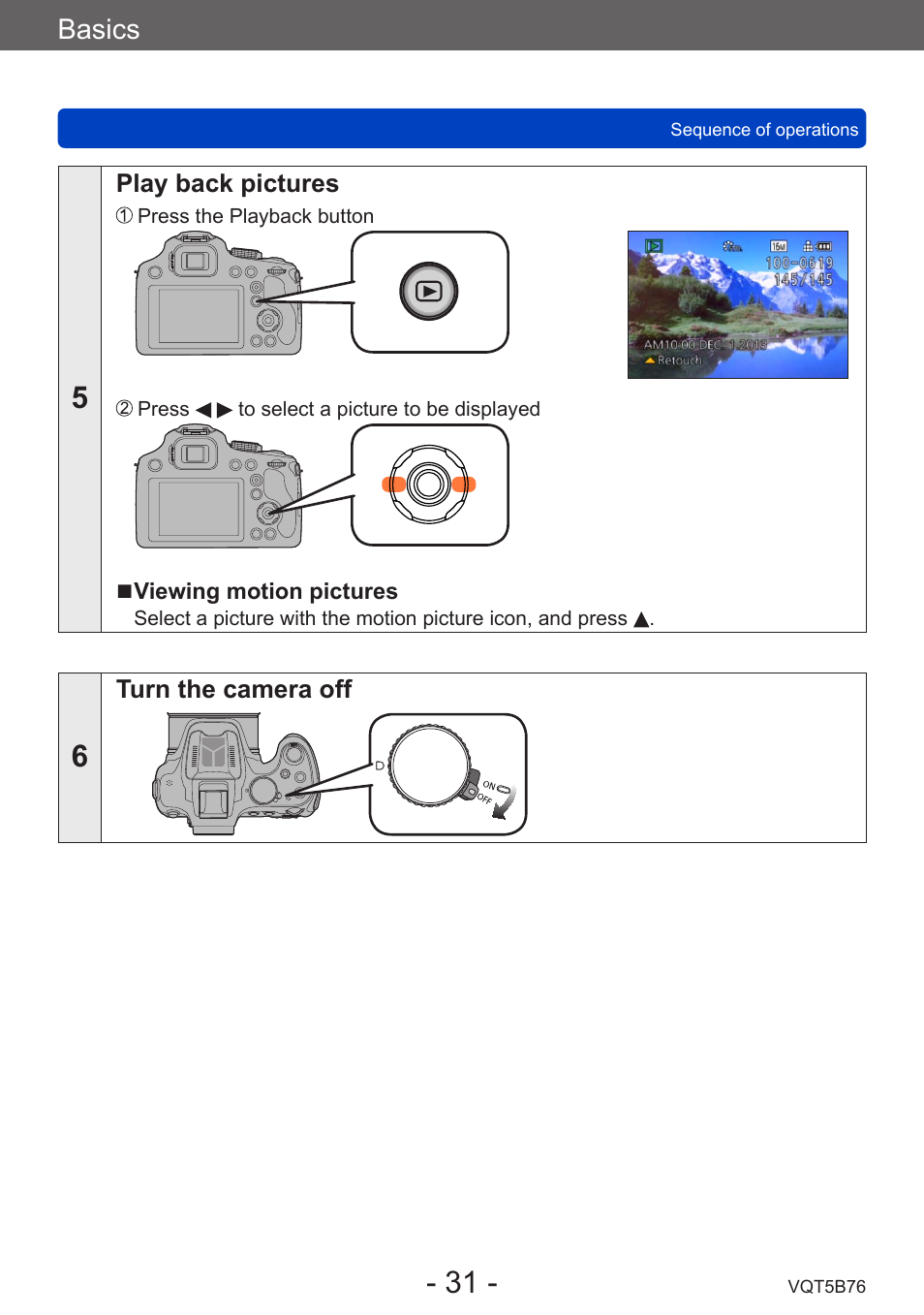 Panasonic DMC-FZ70K User Manual | Page 31 / 226