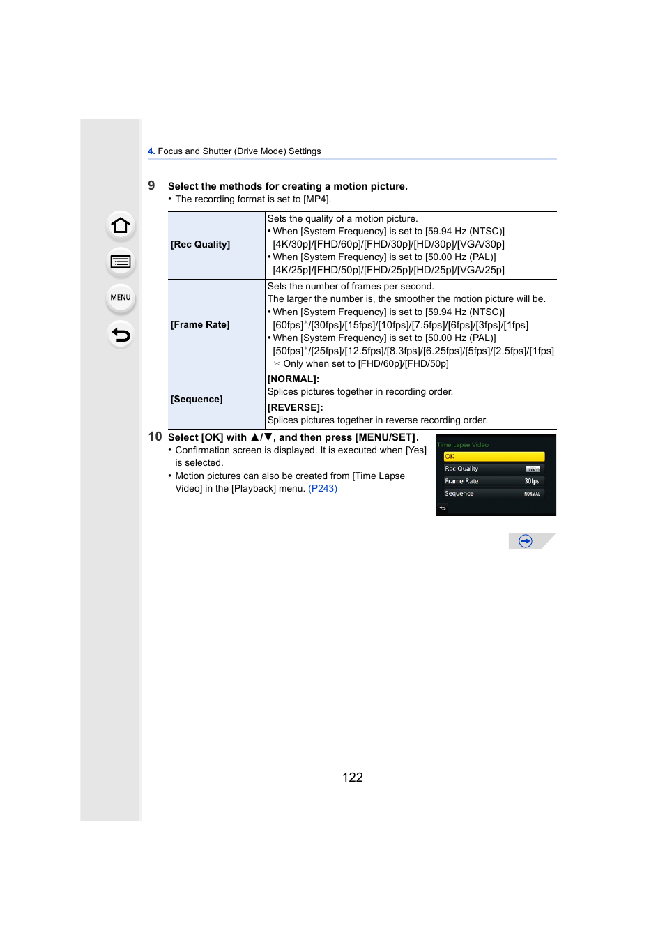 Panasonic DMC-GH4KBODY User Manual | Page 122 / 420