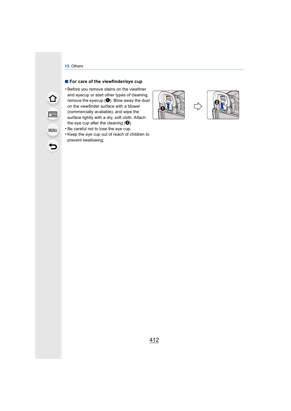 E cup, P412) | Panasonic DMC-GH4KBODY User Manual | Page 412 / 420