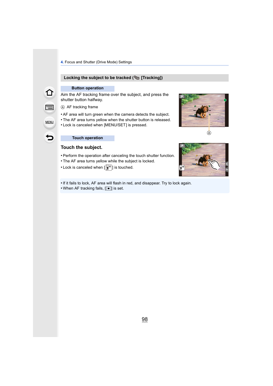 P98) | Panasonic DMC-GH4KBODY User Manual | Page 98 / 420