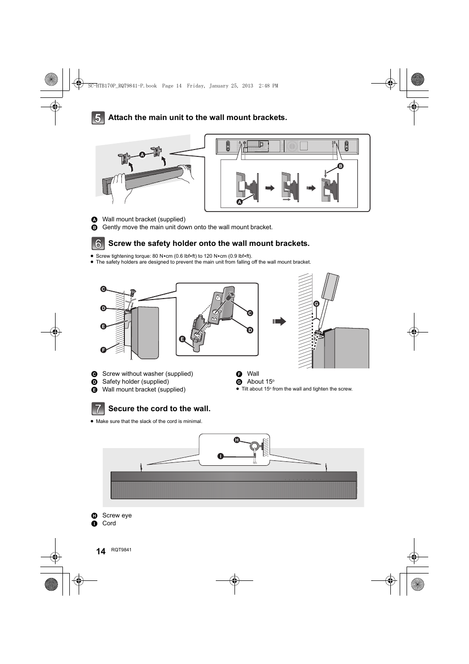 Panasonic SC-HTB170 User Manual | Page 14 / 32