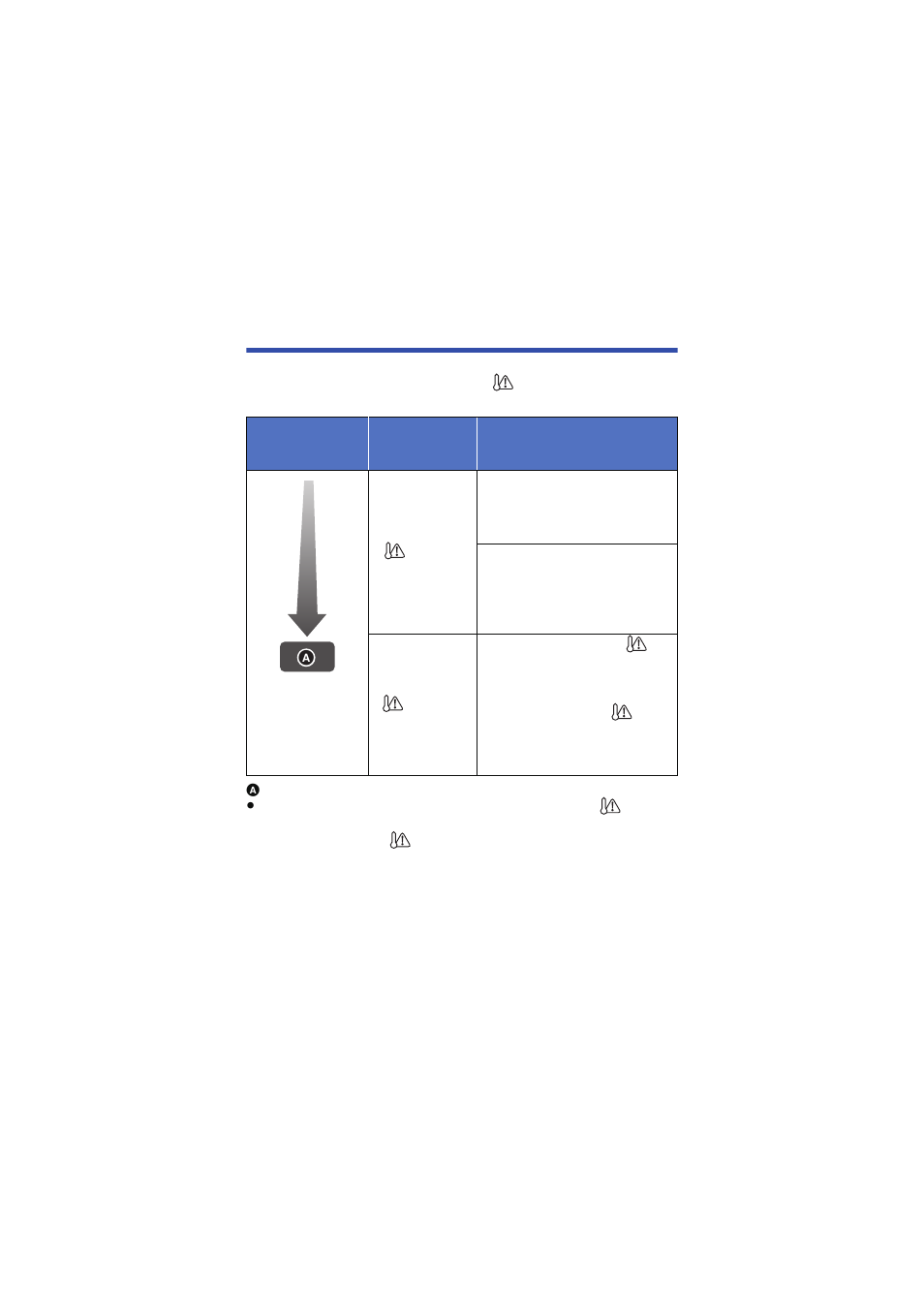 About the high temperature warning icon | Panasonic HX-WA03W User Manual | Page 37 / 239