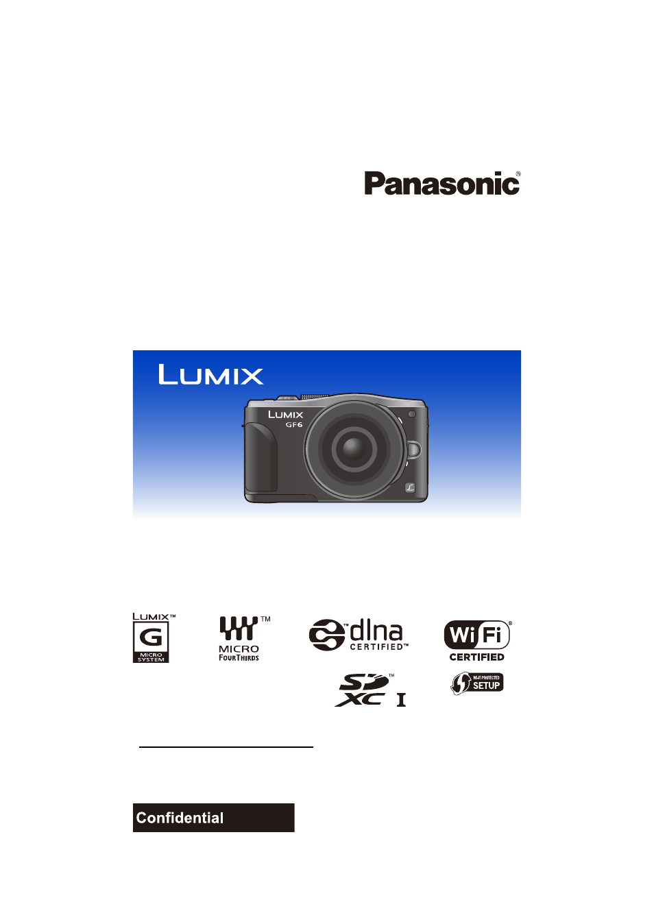 Panasonic DMC-GF6KK User Manual | 334 pages