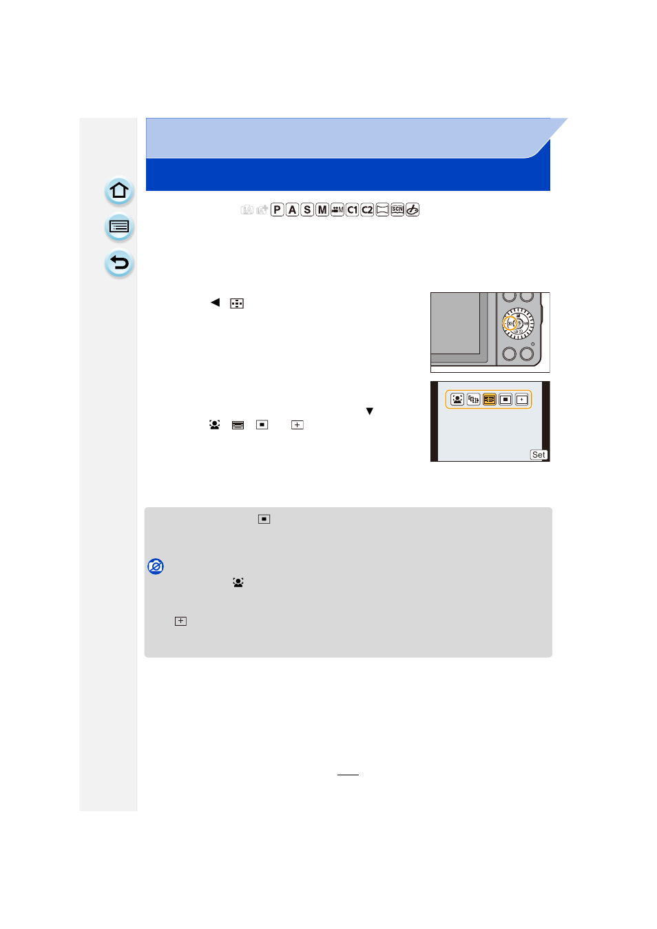 Taking pictures with auto focus, P147) | Panasonic DMC-GF6KK User Manual | Page 147 / 334