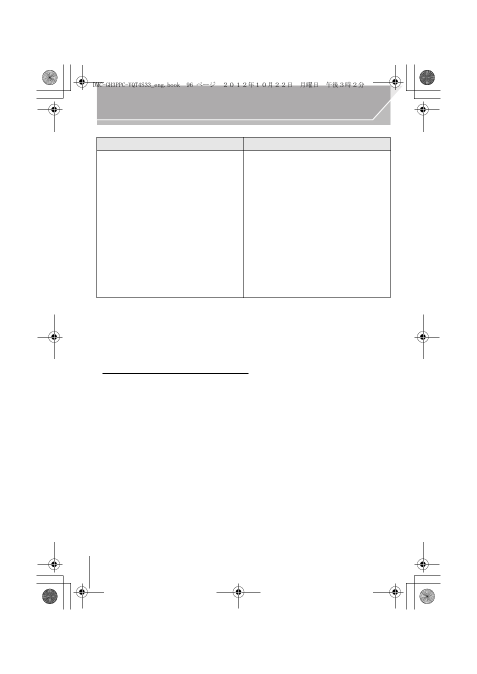 Panasonic DMC-GH3KBODY User Manual | Page 96 / 104