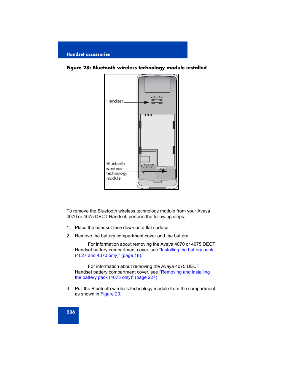 Figure 28 | Avaya 4075 User Manual | Page 236 / 252