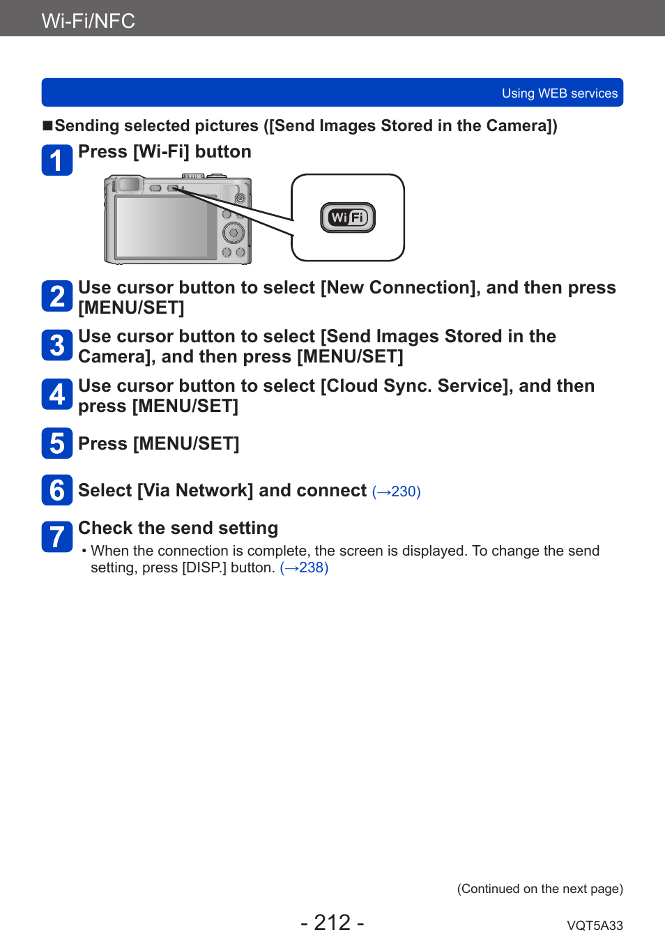 Wi-fi/nfc | Panasonic DMC-LF1W User Manual | Page 212 / 285