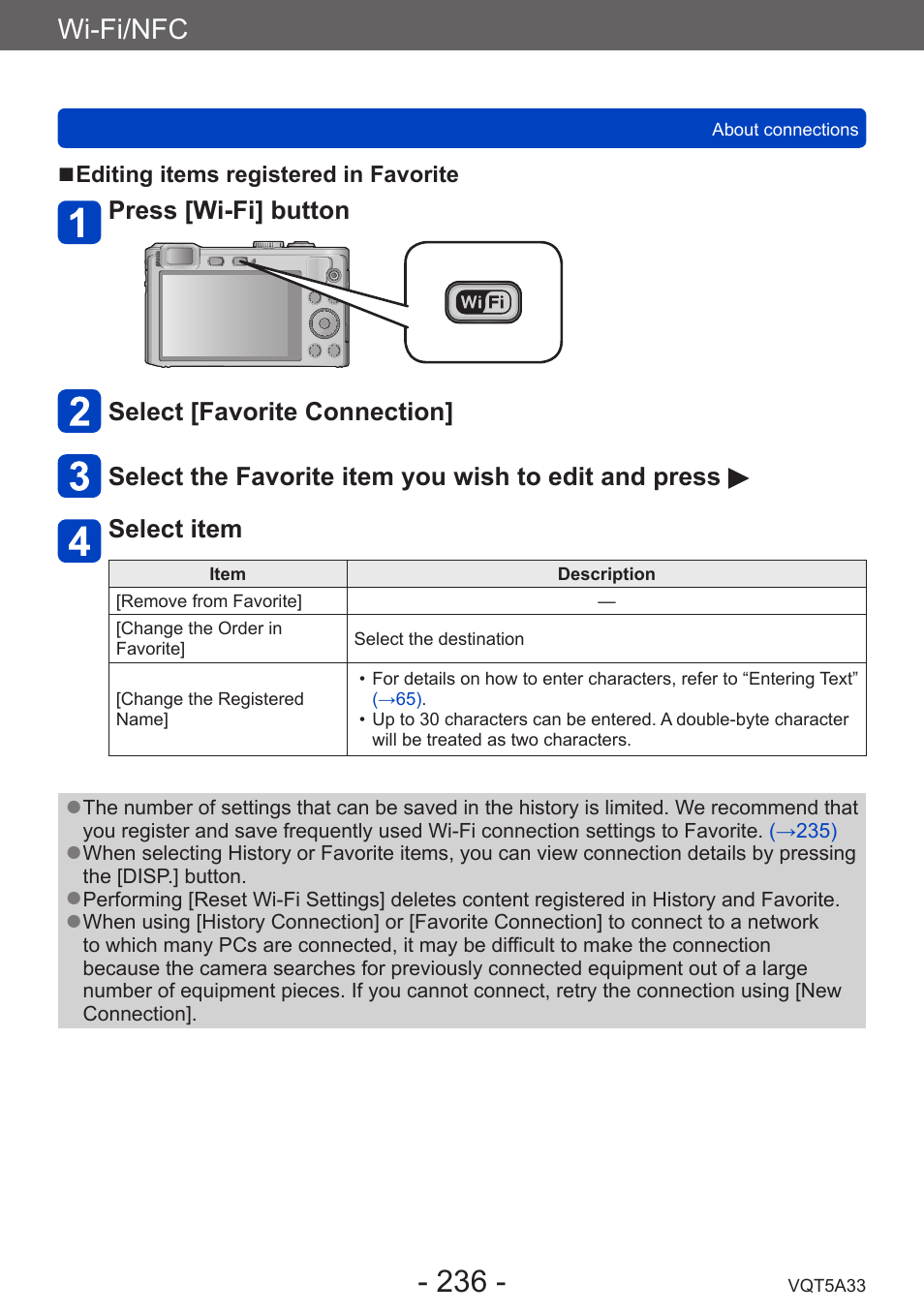 Wi-fi/nfc | Panasonic DMC-LF1W User Manual | Page 236 / 285