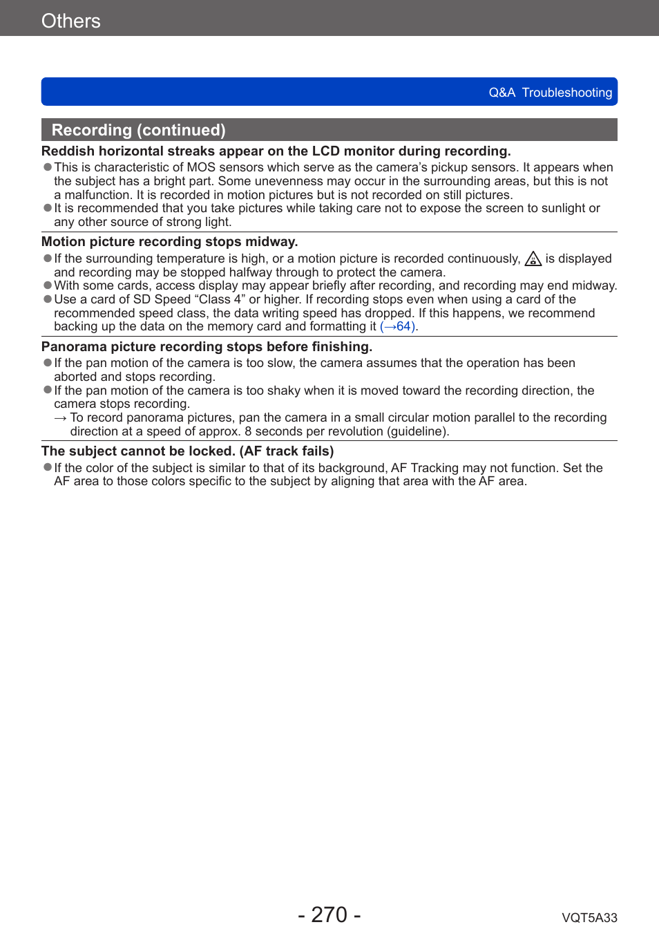Others | Panasonic DMC-LF1W User Manual | Page 270 / 285