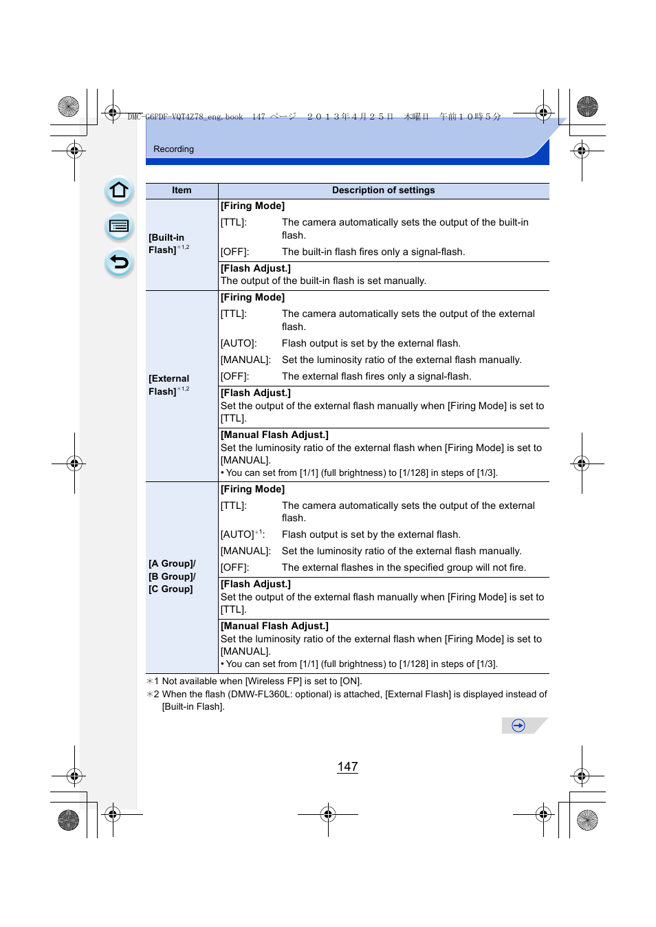 Panasonic DMC-G6KK User Manual | Page 147 / 356