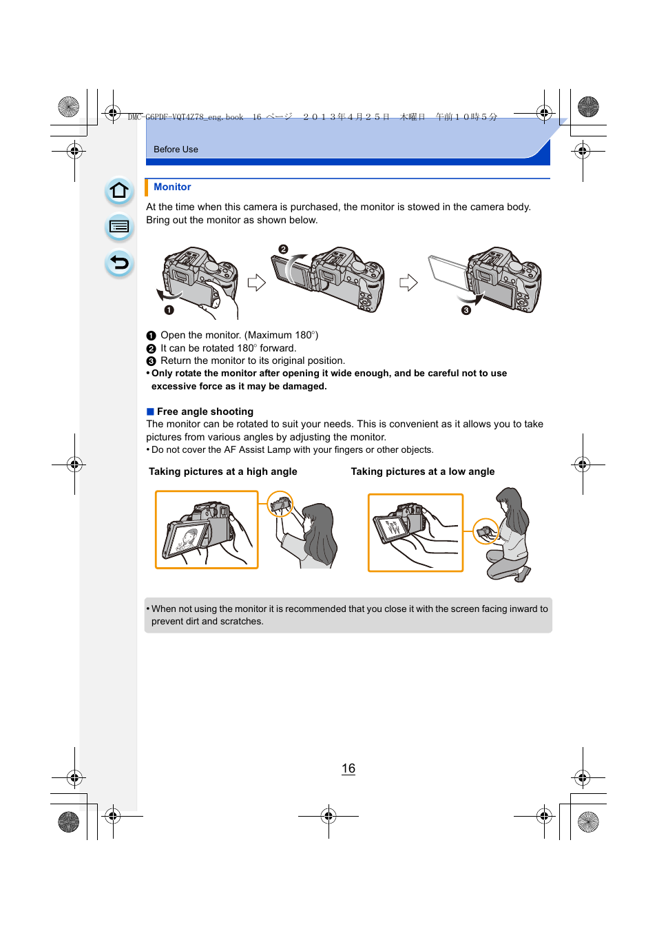 Panasonic DMC-G6KK User Manual | Page 16 / 356