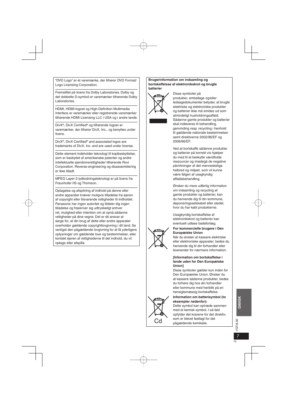 Panasonic DVDS68EG User Manual | Page 79 / 80