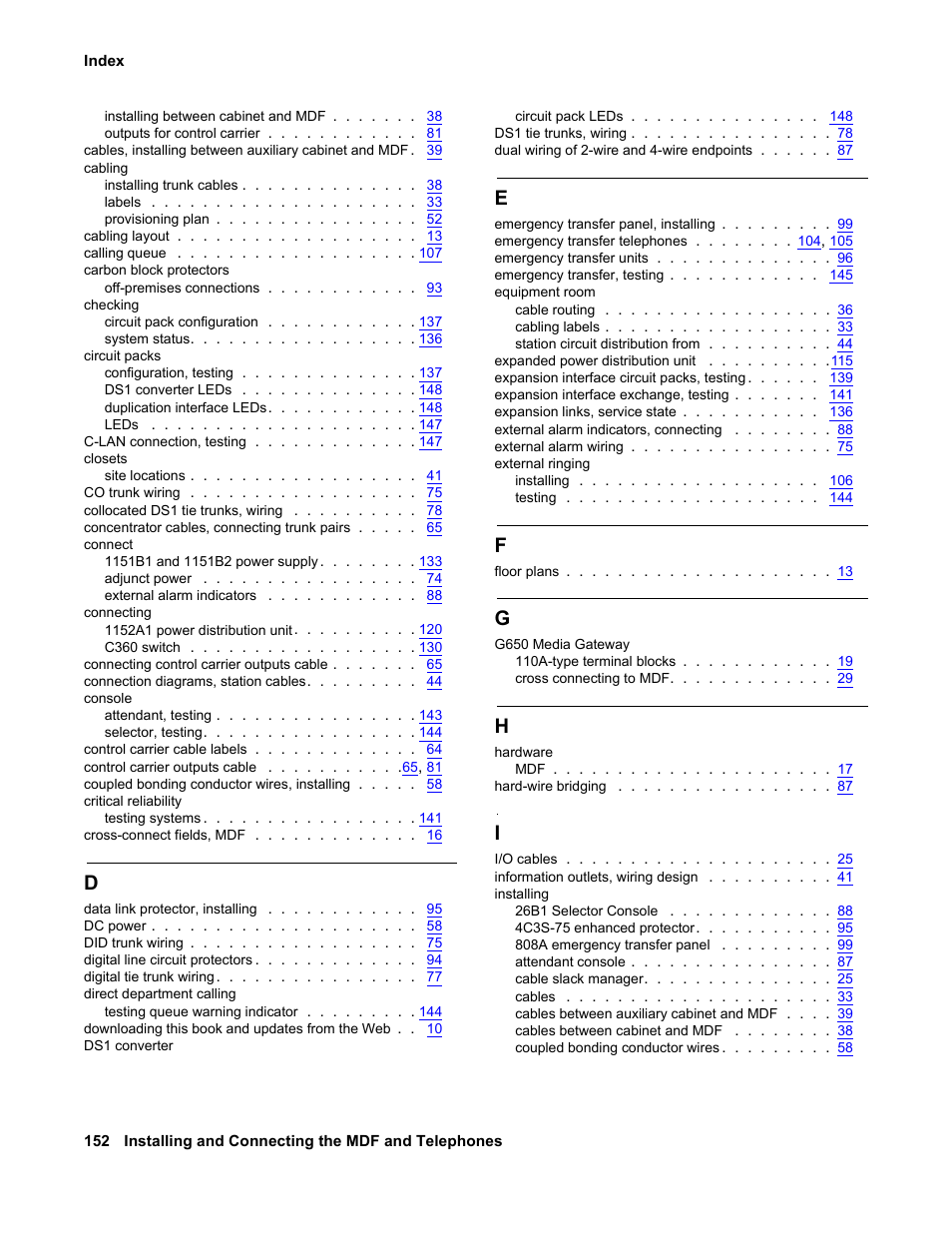 Avaya 03-300686 User Manual | Page 152 / 156