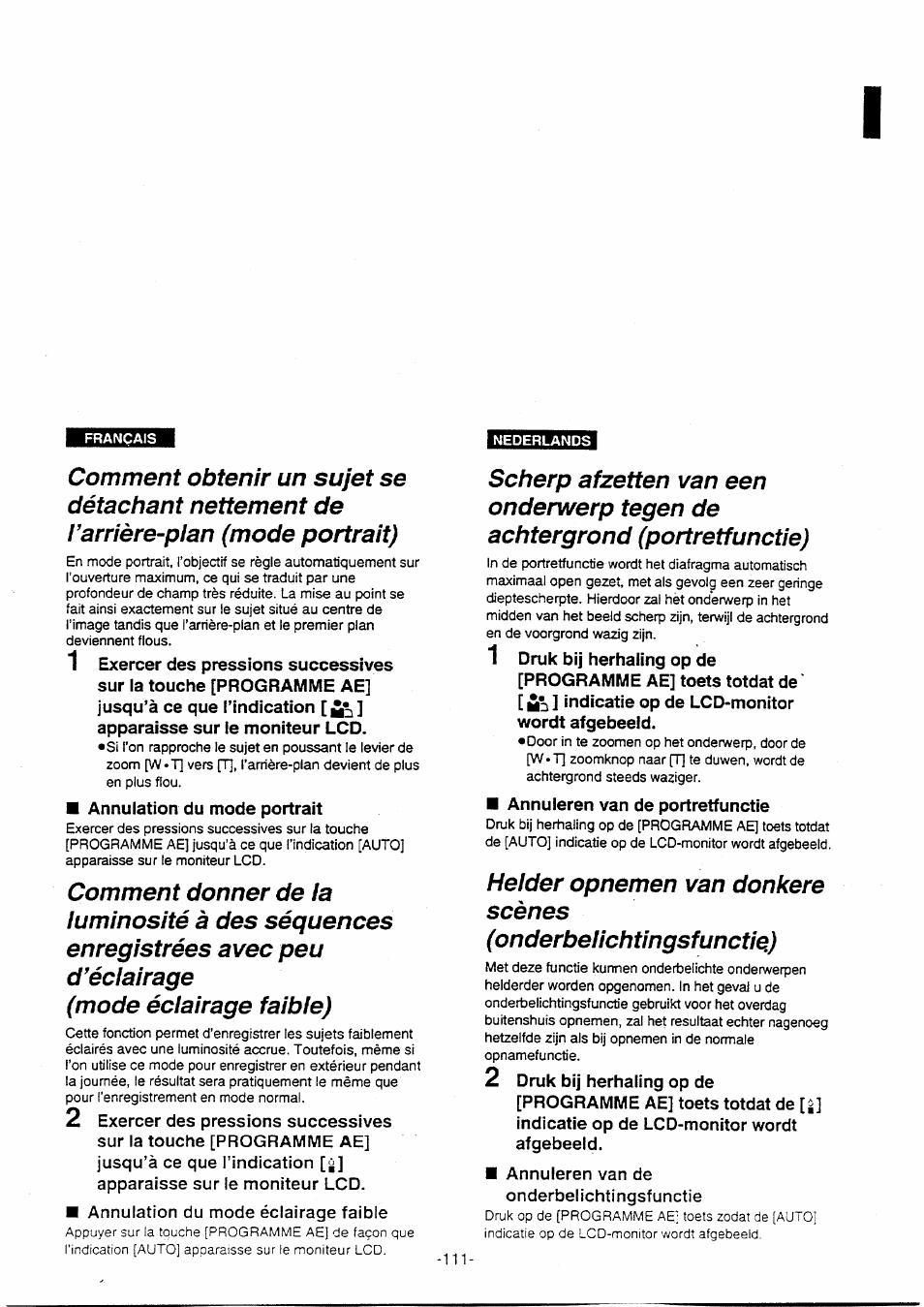 Panasonic NVVX30EG User Manual | Page 111 / 164