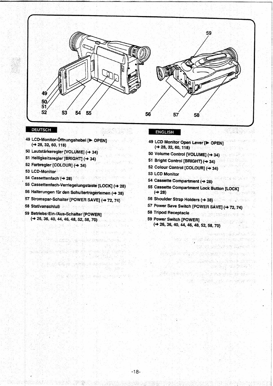 Panasonic NVVX30EG User Manual | Page 18 / 164