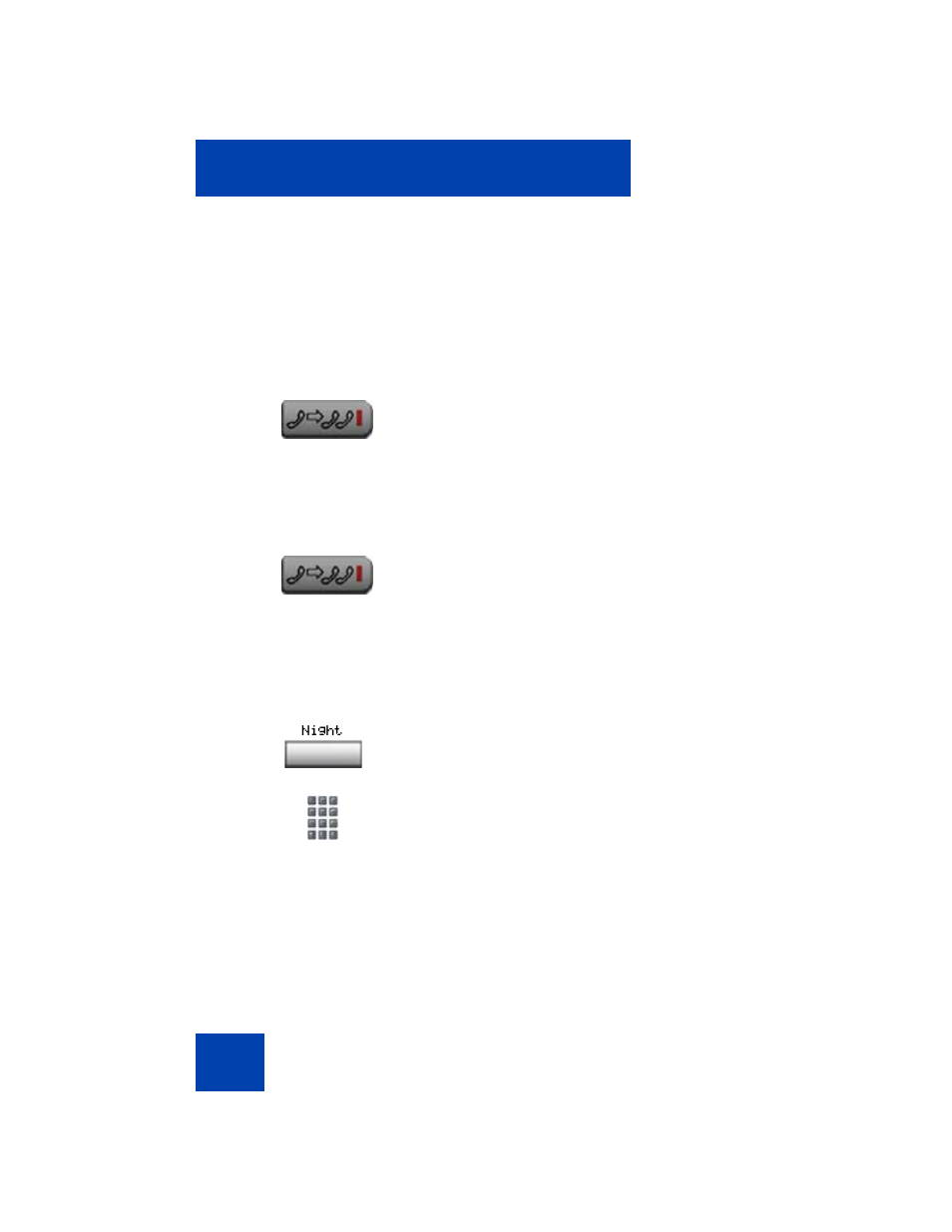 Interflow, Night service | Avaya 1150E User Manual | Page 132 / 232