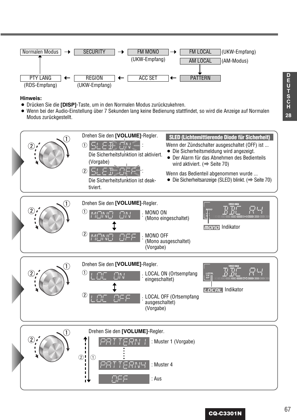 Panasonic CQC3301N User Manual | Page 29 / 42
