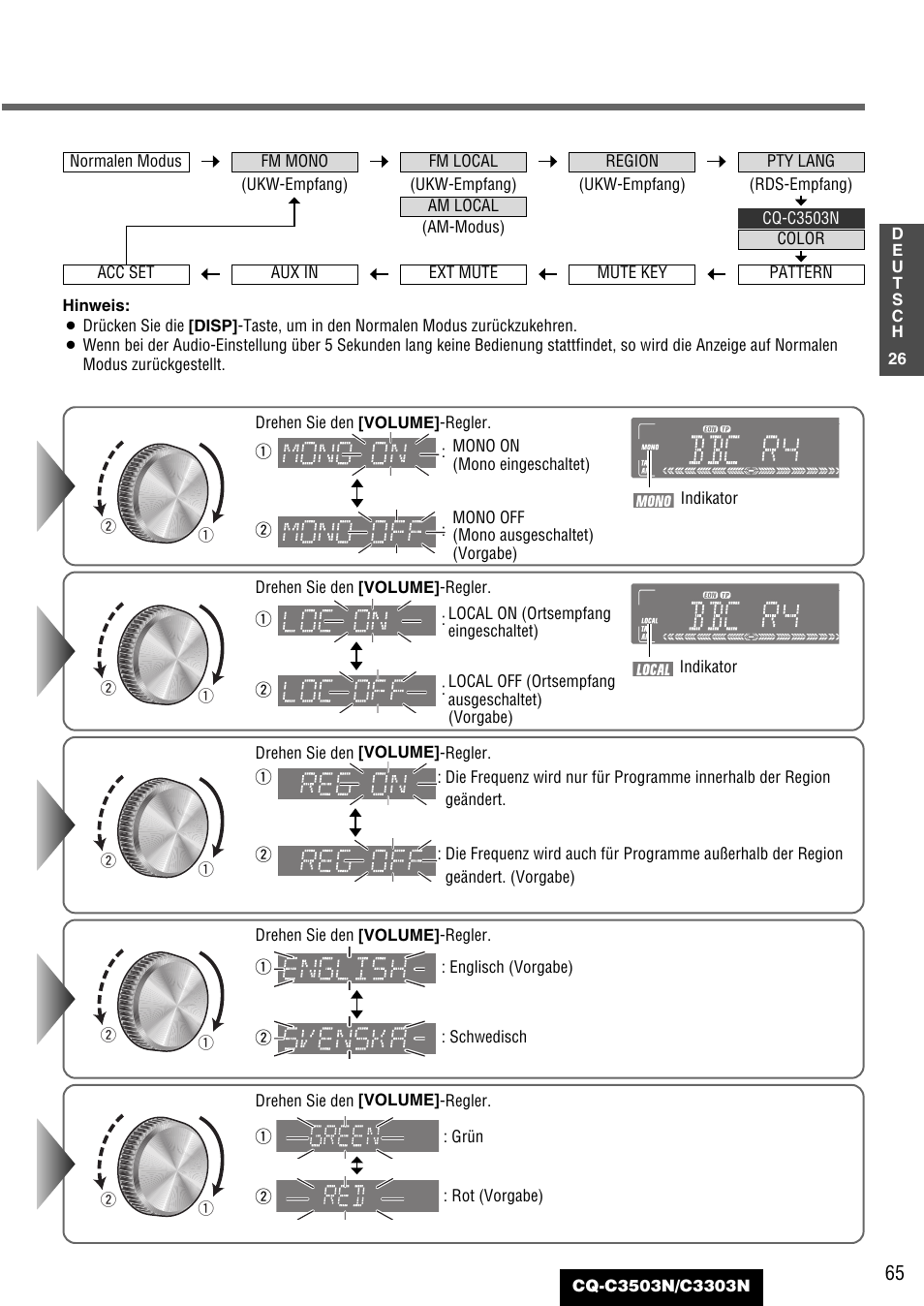 Panasonic CQC3503N User Manual | Page 27 / 42
