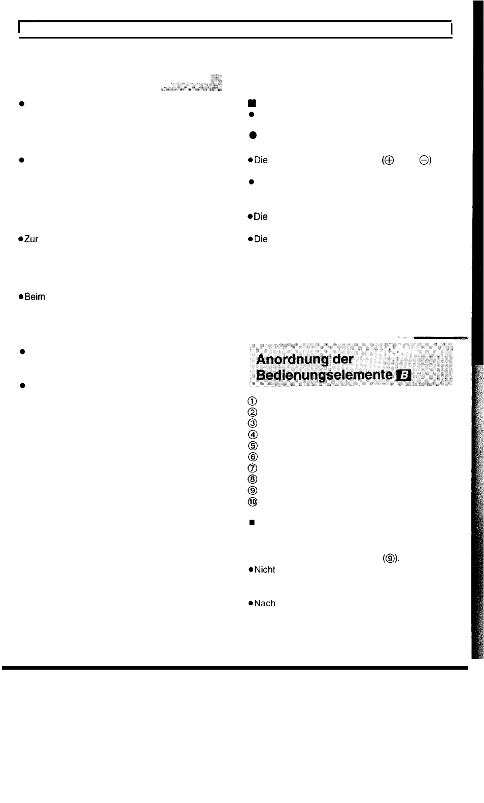 Für einen gefahrlosen betrieb dieses gerätes, Deutsch | Panasonic RF3500EG User Manual | Page 6 / 7
