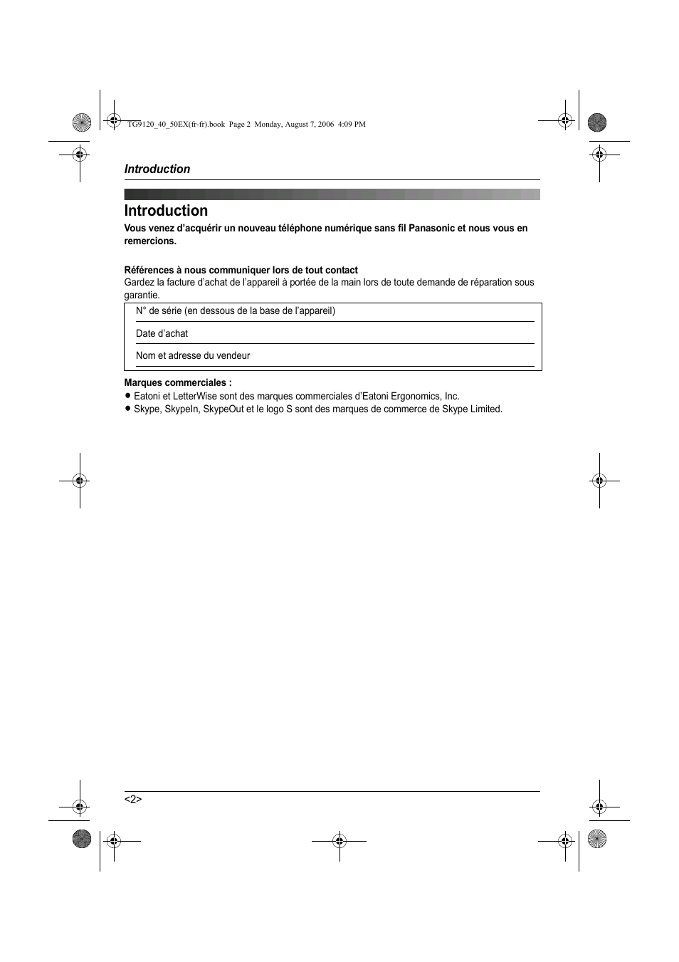 Introduction | Panasonic KXTG9150EX User Manual | Page 150 / 224