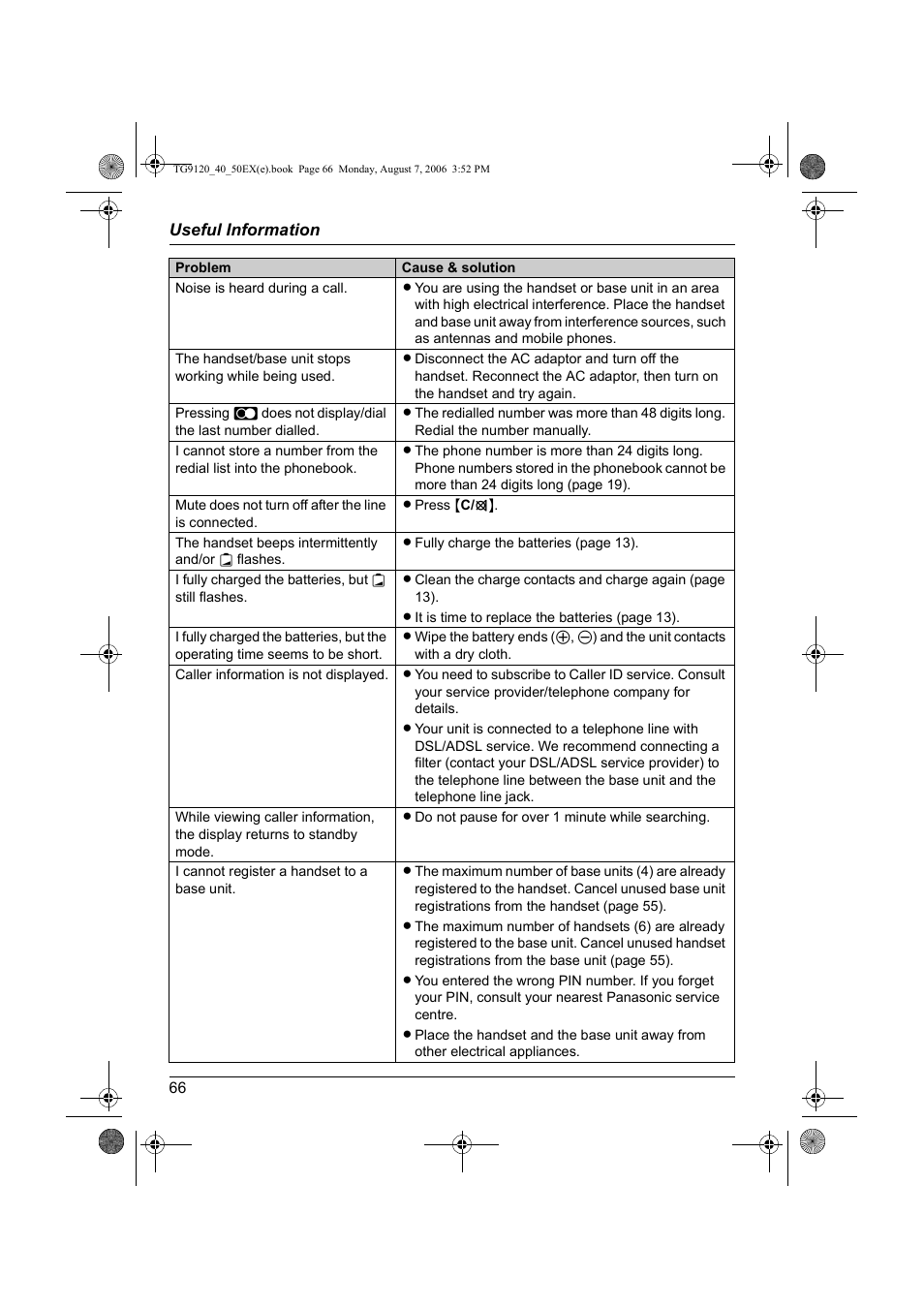 Panasonic KXTG9150EX User Manual | Page 66 / 224