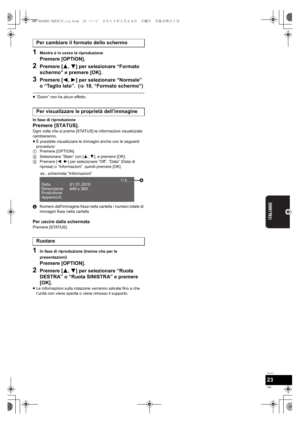 Panasonic DMPB200EG User Manual | Page 155 / 196