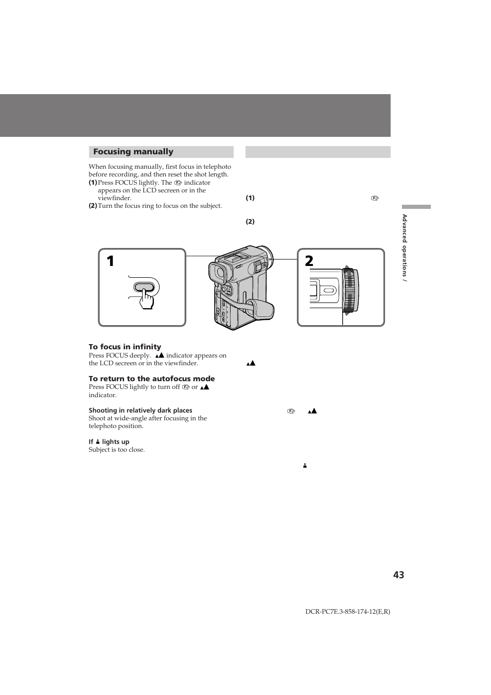 Sony DCR-PC7E User Manual | Page 43 / 92