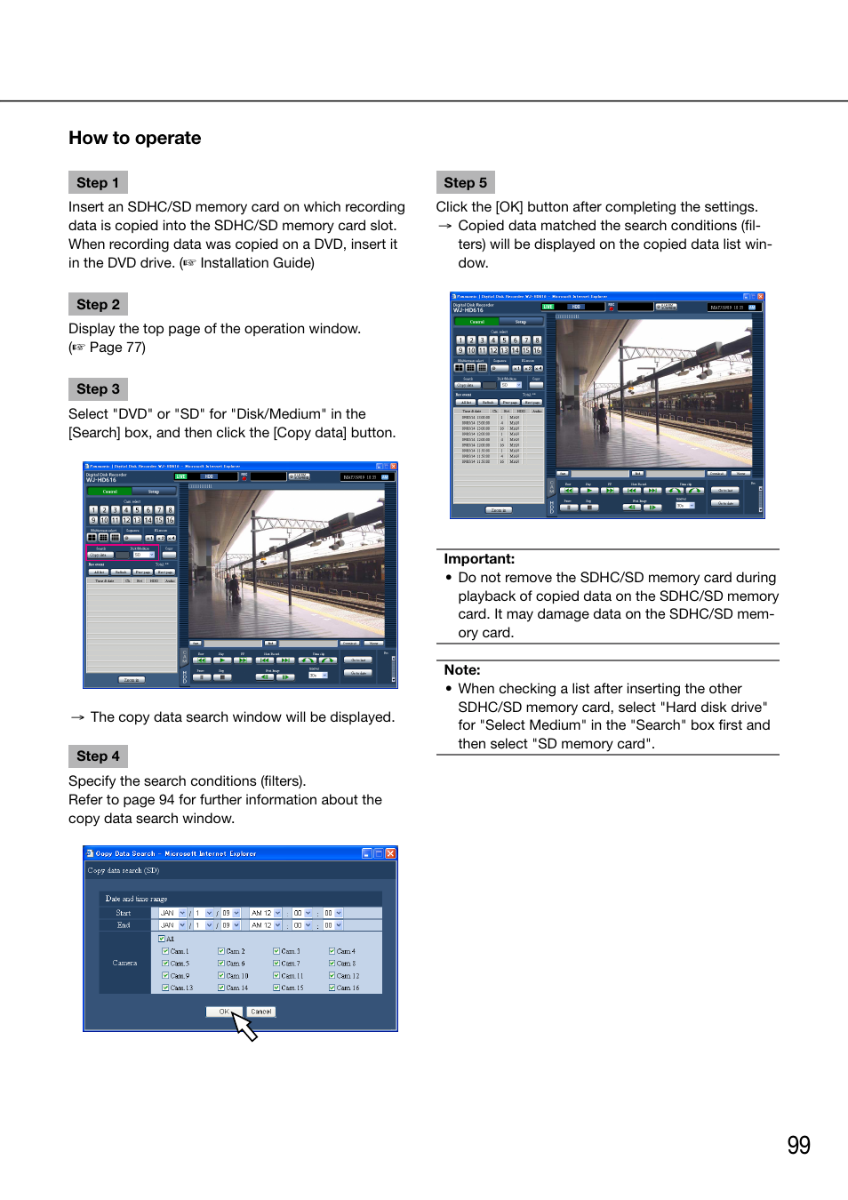 Panasonic 616 User Manual | Page 99 / 133