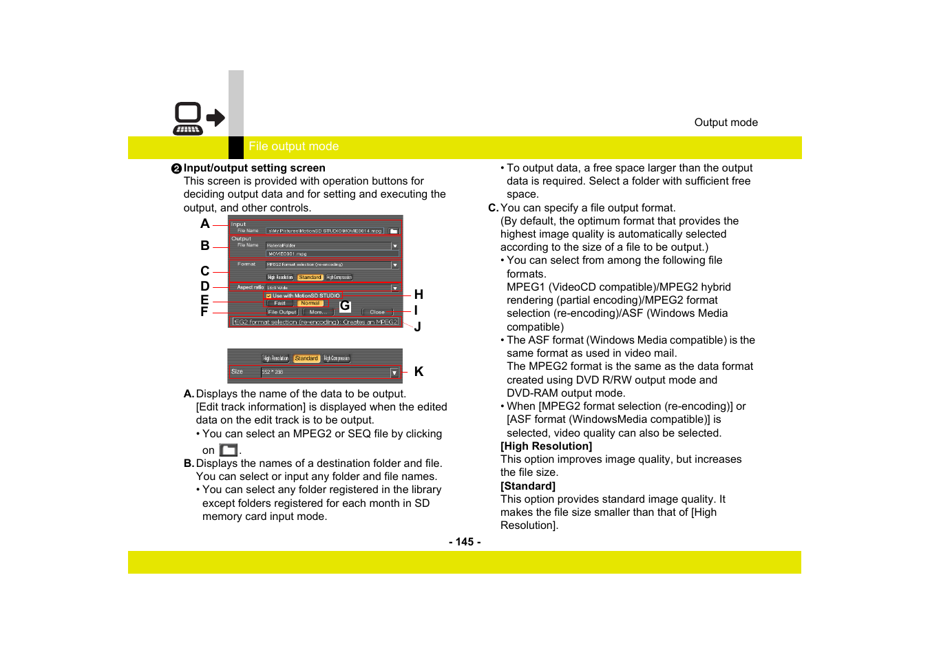 Panasonic MotionSD STUDIO 1.0E User Manual | Page 145 / 231
