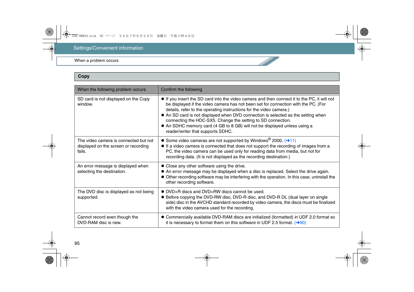 Panasonic HD Writer 2.0E User Manual | Page 95 / 102