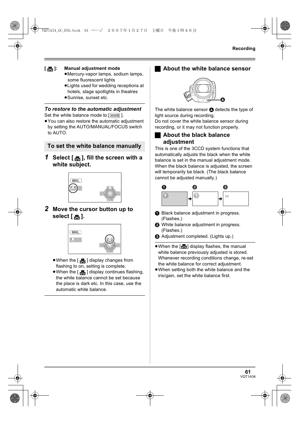 Panasonic HDC-SD1 User Manual | Page 61 / 124