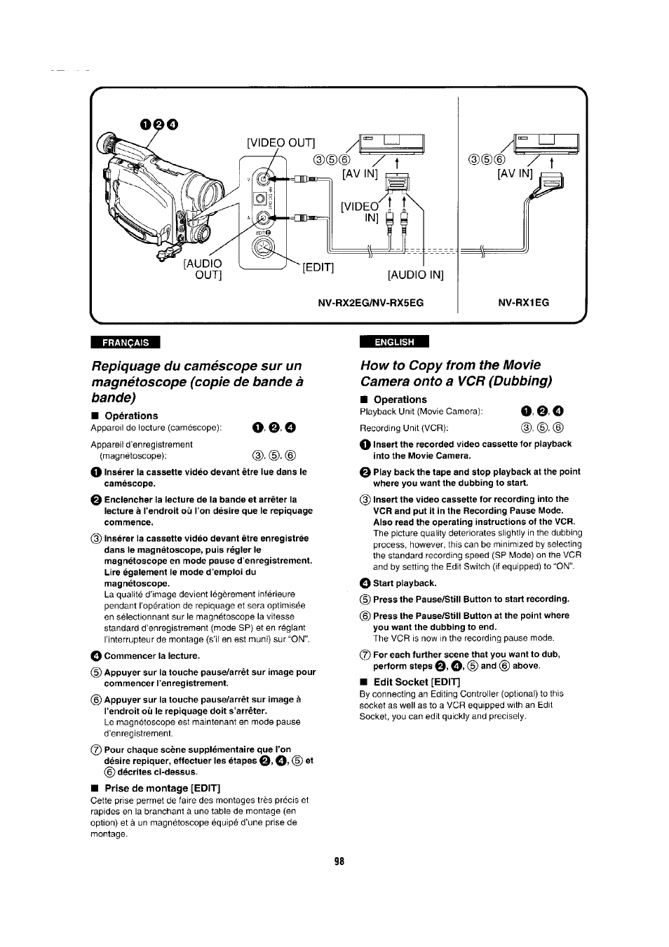 O' o | Panasonic NV-RX1-2-5 User Manual | Page 90 / 113