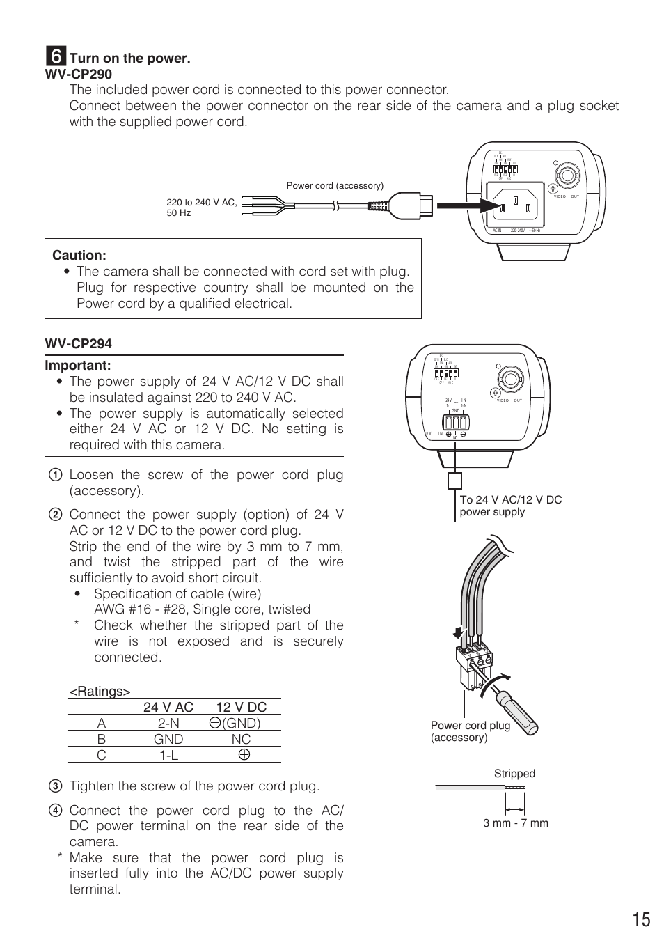 Panasonic WV-CP290 - User Manual | Page 15 / 21