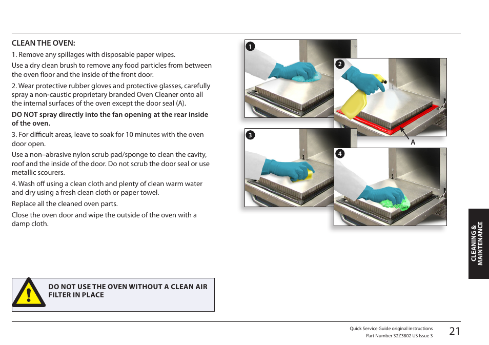 Merrychef eikon e5 User Manual | Page 21 / 97