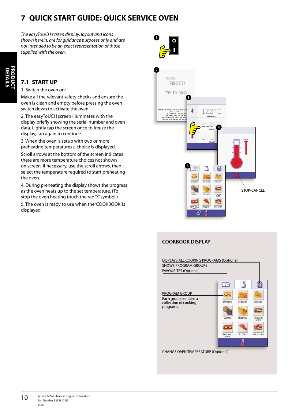 Quick start guide: quick service oven 7 | Merrychef eikon e3 User Manual | Page 10 / 60