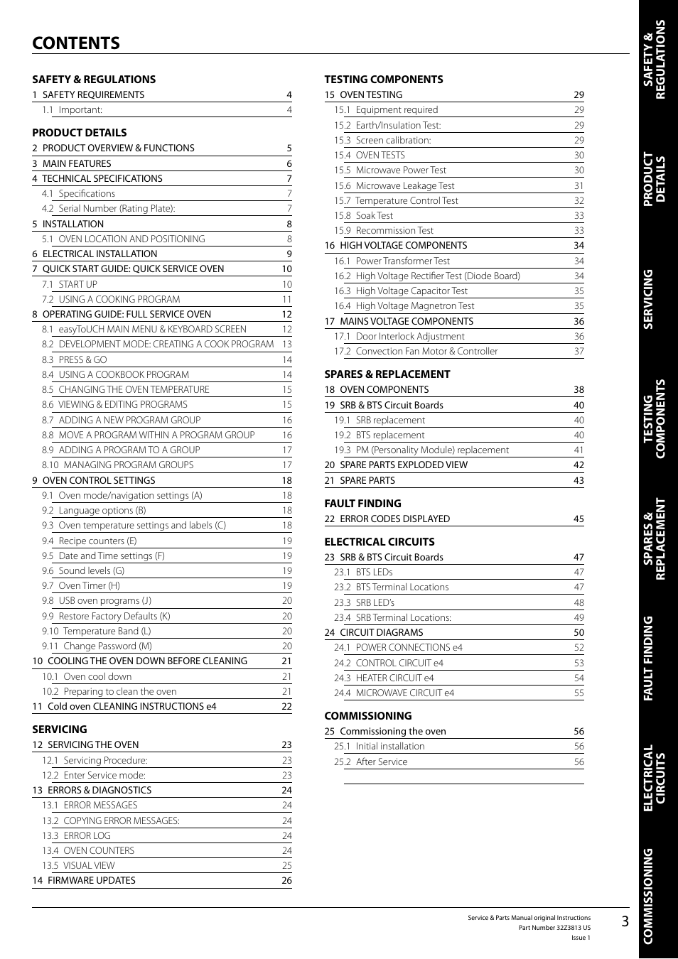 Merrychef eikon e4 User Manual | Page 3 / 58