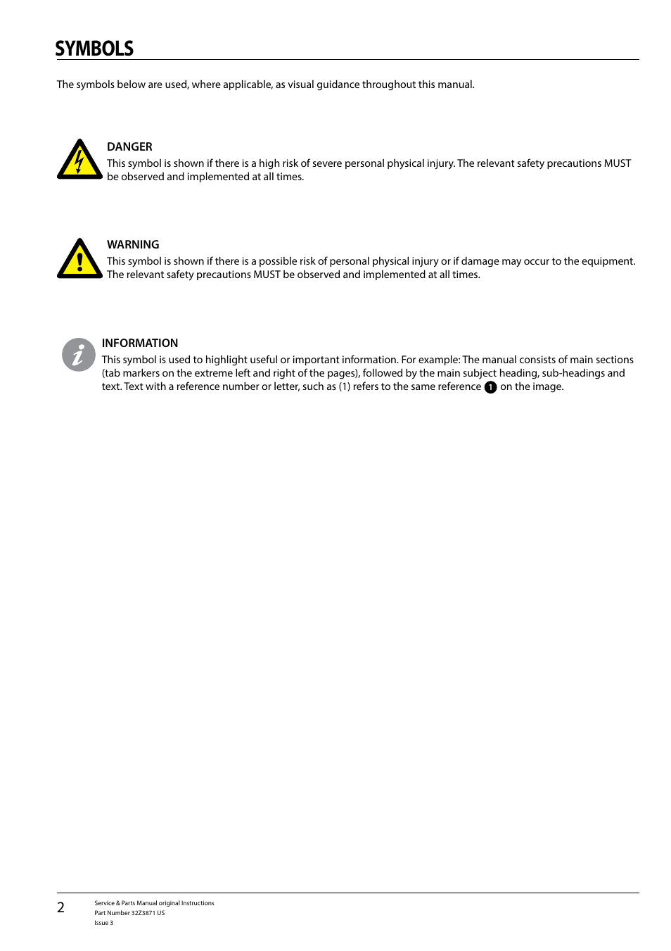 Symbols | Merrychef eikon e4s User Manual | Page 2 / 59