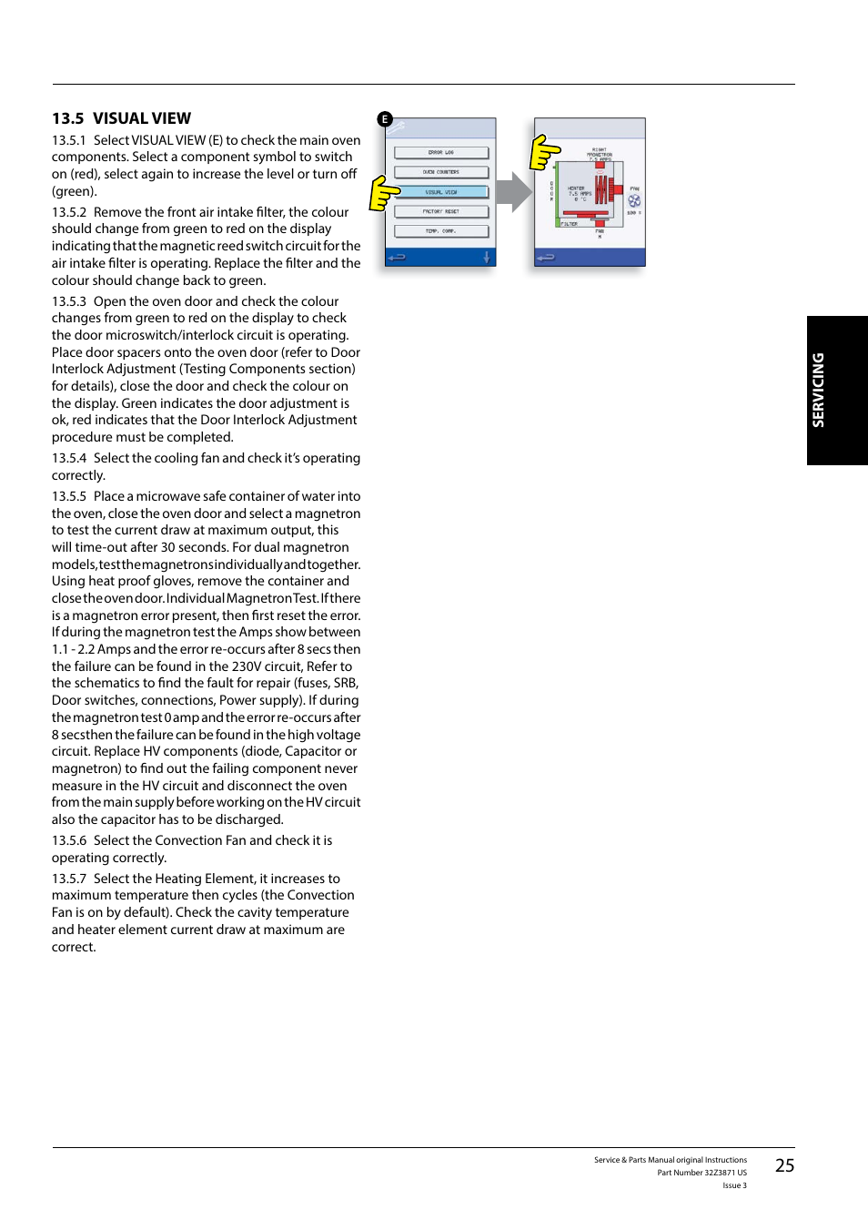 5 visual view | Merrychef eikon e4s User Manual | Page 25 / 59